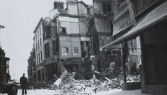 Castle Street and wards bomb damage